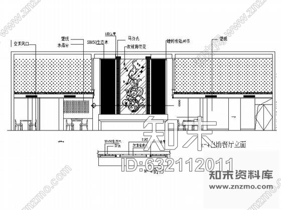 施工图武汉高档现代风格洗浴中心室内CAD装修图含效果施工图下载【ID:632112011】