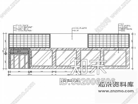 施工图江西特色新中式风格快餐店装修施工图cad施工图下载【ID:532006506】