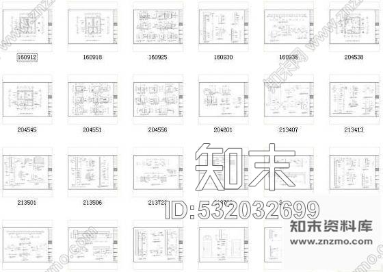 施工图客房施工图纸cad施工图下载【ID:532032699】