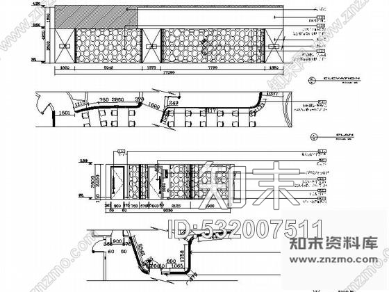 施工图湖南现代风格餐厅公共空间装修施工图含实景cad施工图下载【ID:532007511】