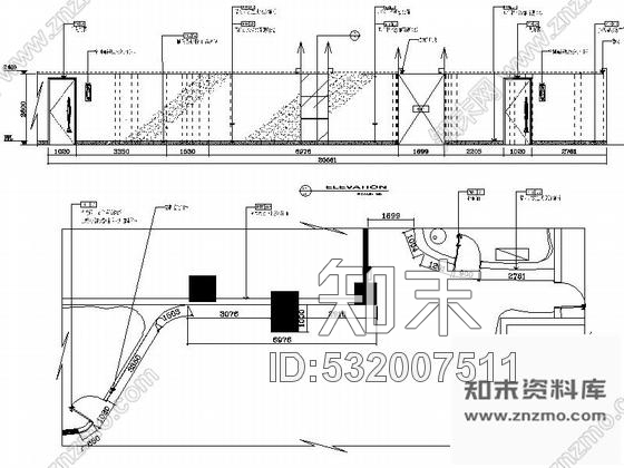 施工图湖南现代风格餐厅公共空间装修施工图含实景cad施工图下载【ID:532007511】