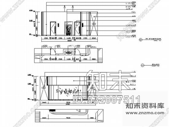 施工图湖南现代风格餐厅公共空间装修施工图含实景cad施工图下载【ID:532007511】