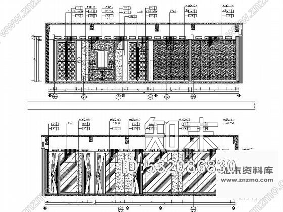 施工图120㎡董事长会议室装修图cad施工图下载【ID:532086830】