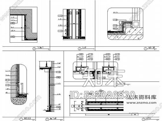 施工图120㎡董事长会议室装修图cad施工图下载【ID:532086830】