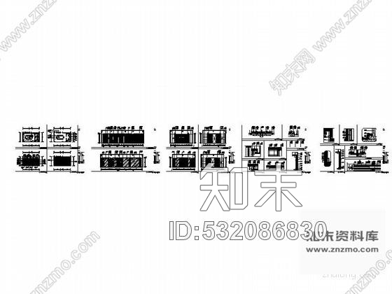 施工图120㎡董事长会议室装修图cad施工图下载【ID:532086830】