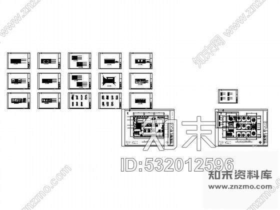 保定某两层饭店装修图cad施工图下载【ID:532012596】