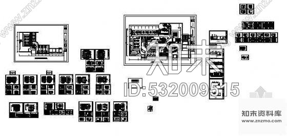 施工图大观园家常菜馆cad施工图下载【ID:532009515】