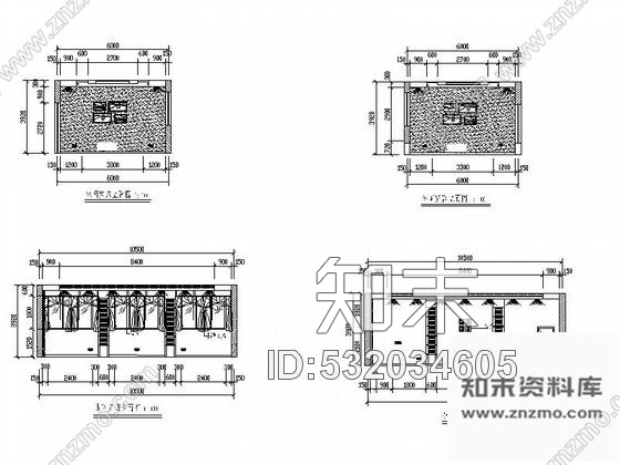 施工图毕业设计中式风情度假酒店设计装修施工图cad施工图下载【ID:532034605】