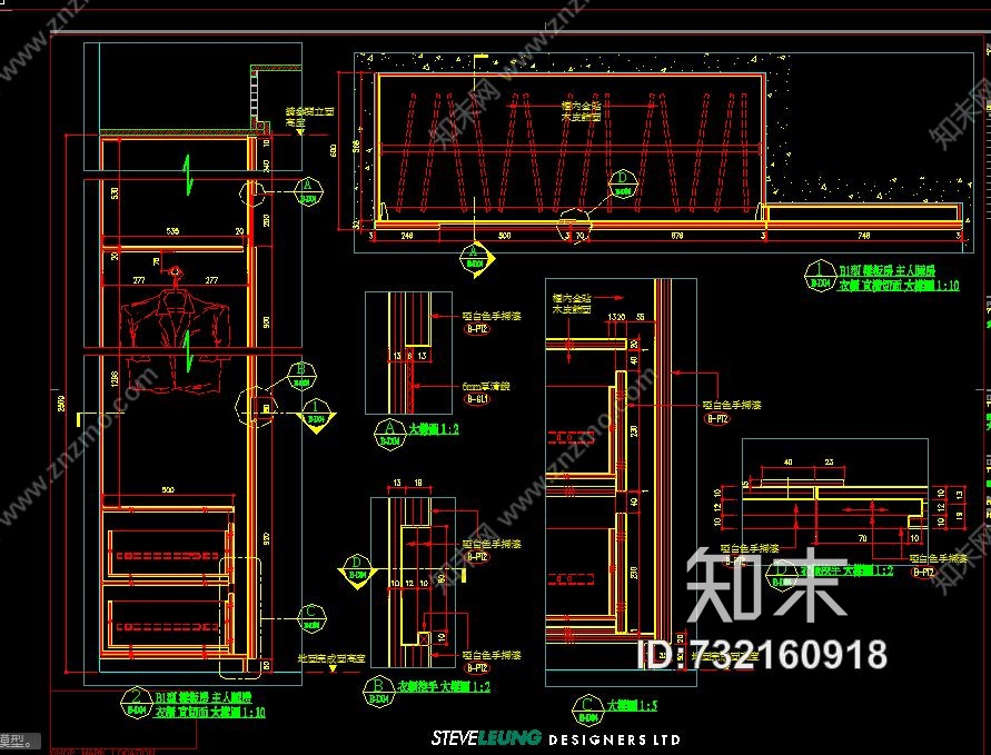 梁志天-华润置地·凤凰城样板房cad施工图施工图下载【ID:732160918】