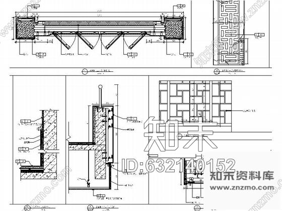 施工图长春中式特色中医院门诊楼室内CAD装修图cad施工图下载【ID:632140152】