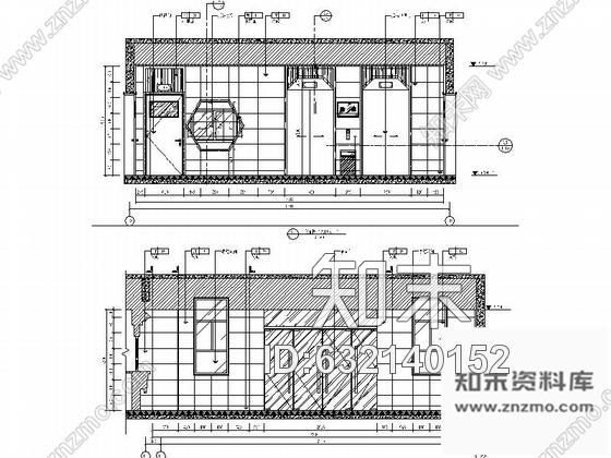 施工图长春中式特色中医院门诊楼室内CAD装修图cad施工图下载【ID:632140152】