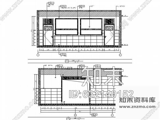 施工图长春中式特色中医院门诊楼室内CAD装修图cad施工图下载【ID:632140152】