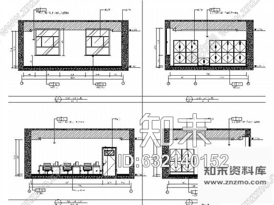 施工图长春中式特色中医院门诊楼室内CAD装修图cad施工图下载【ID:632140152】