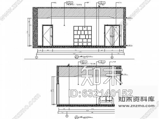 施工图长春中式特色中医院门诊楼室内CAD装修图cad施工图下载【ID:632140152】