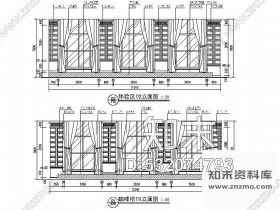 施工图四川古典欧式售楼处室内装修图含效果cad施工图下载【ID:532074793】