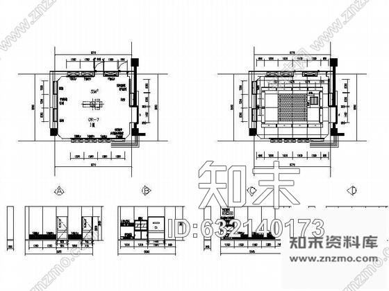 施工图山东某人民医院手术部装修图cad施工图下载【ID:632140173】