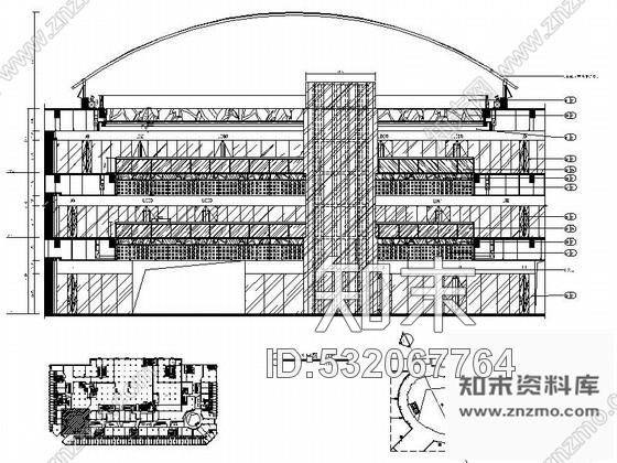 施工图福建城市核心地段大型现代商场室内装修施工图含效果及实景图cad施工图下载【ID:532067764】