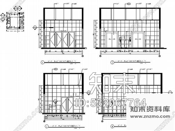 施工图福建城市核心地段大型现代商场室内装修施工图含效果及实景图cad施工图下载【ID:532067764】