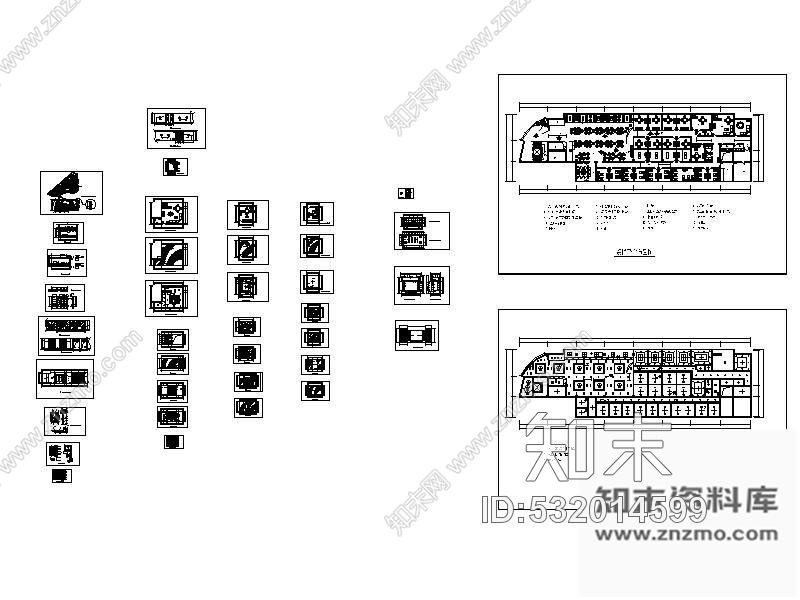 施工图中式茶楼设计装修图cad施工图下载【ID:532014599】