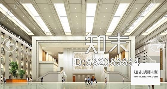 施工图广东高档现代会议中心施工图含效果图cad施工图下载【ID:532083834】