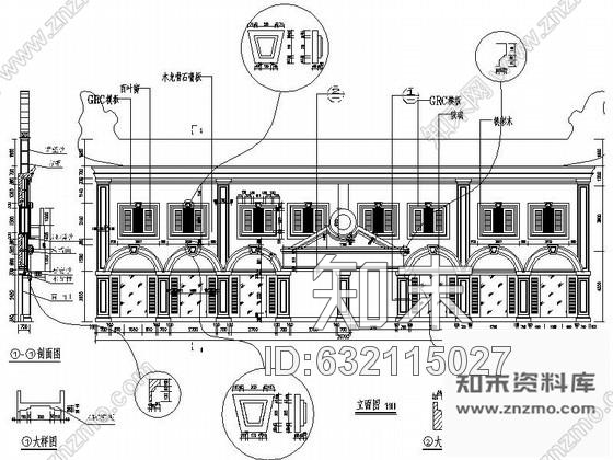 施工图昆明某江南特色休闲会所室内装修图cad施工图下载【ID:632115027】