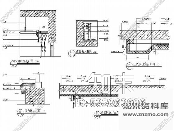 施工图青岛某宾馆客房室内装修图cad施工图下载【ID:532063606】