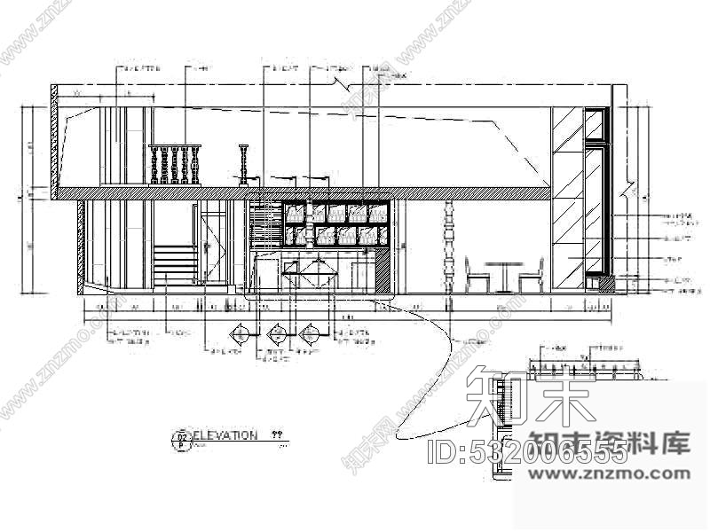 施工图某面馆装修图cad施工图下载【ID:532006555】