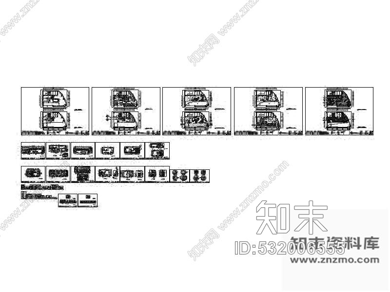 施工图某面馆装修图cad施工图下载【ID:532006555】