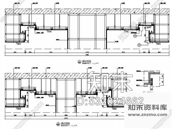 施工图重庆现代简约酒店大堂室内精装修设计施工图cad施工图下载【ID:532024662】