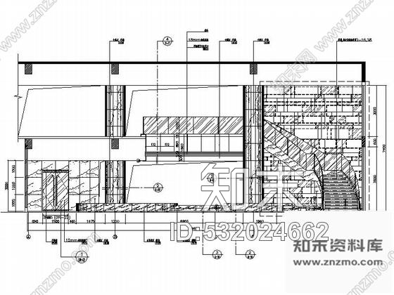 施工图重庆现代简约酒店大堂室内精装修设计施工图cad施工图下载【ID:532024662】