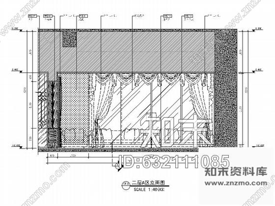 施工图上海新中式混搭风红酒会所室内施工图含效果图cad施工图下载【ID:632111085】