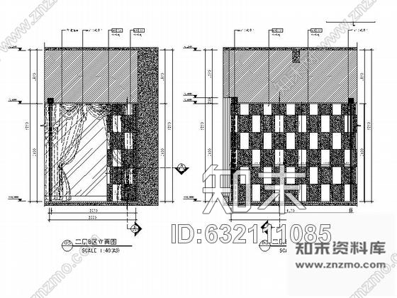 施工图上海新中式混搭风红酒会所室内施工图含效果图cad施工图下载【ID:632111085】
