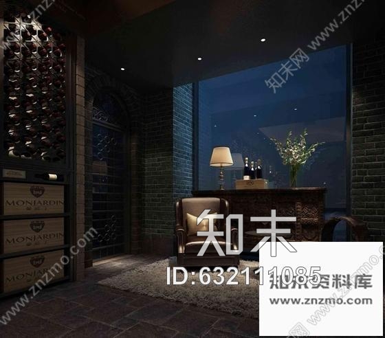 施工图上海新中式混搭风红酒会所室内施工图含效果图cad施工图下载【ID:632111085】