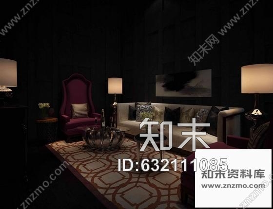 施工图上海新中式混搭风红酒会所室内施工图含效果图cad施工图下载【ID:632111085】