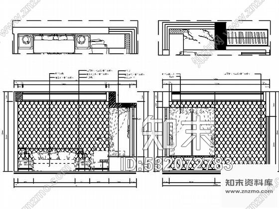 施工图广东某售楼处室内装修整套CAD施工图百强企业施工图下载【ID:532072783】