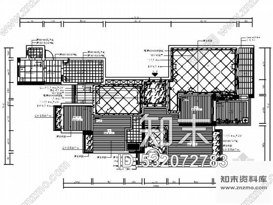 施工图广东某售楼处室内装修整套CAD施工图百强企业施工图下载【ID:532072783】