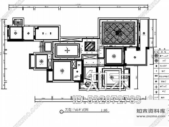 施工图广东某售楼处室内装修整套CAD施工图百强企业施工图下载【ID:532072783】