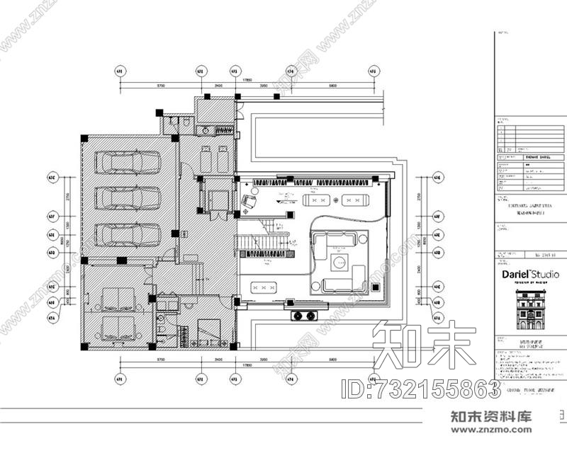 成都力士湖别墅cad施工图下载【ID:732155863】