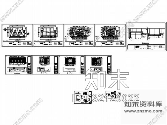 施工图豪华KTV包厢室内装修图Ⅱcad施工图下载【ID:632129022】