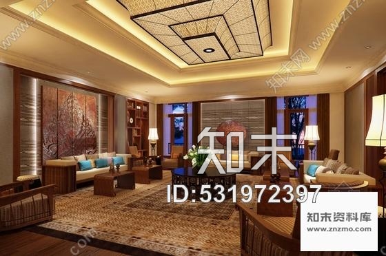 施工图云南低调奢华书香气息别墅室内施工图含效果图施工图下载【ID:531972397】