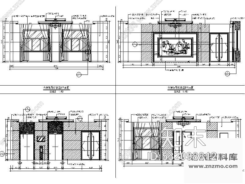 施工图某办公楼领导会议室装修施工图cad施工图下载【ID:532098812】