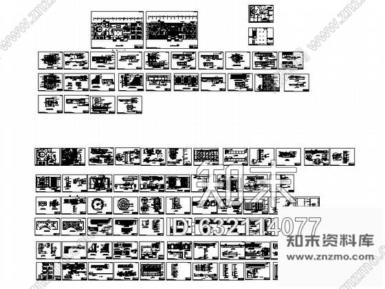 施工图豪华休闲会所女部洗浴区装修施工图cad施工图下载【ID:632114077】