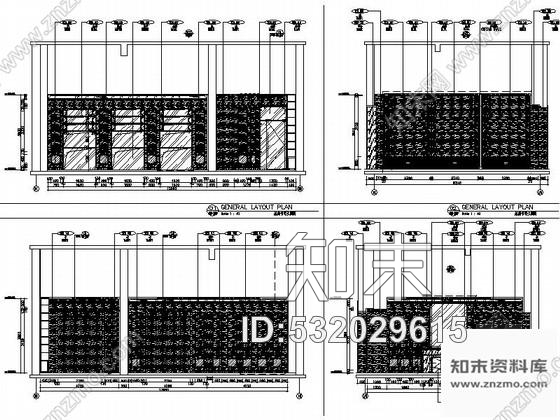 施工图海南奢华型七星级酒店总裁书吧设计施工图含效果cad施工图下载【ID:532029615】