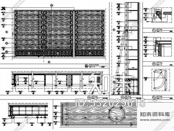 施工图海南奢华型七星级酒店总裁书吧设计施工图含效果cad施工图下载【ID:532029615】