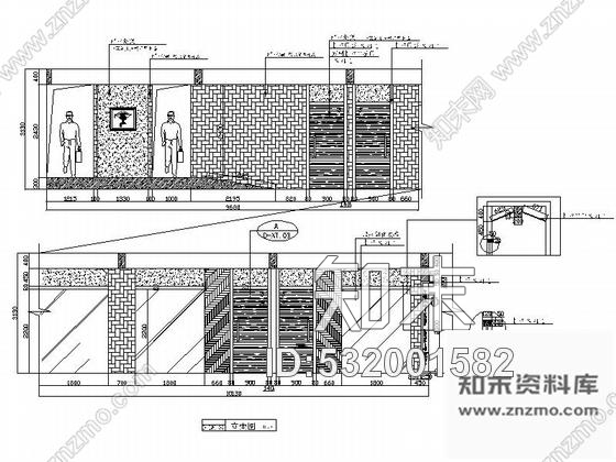 施工图福建原生态苗家风味餐厅室内CAD施工图cad施工图下载【ID:532001582】