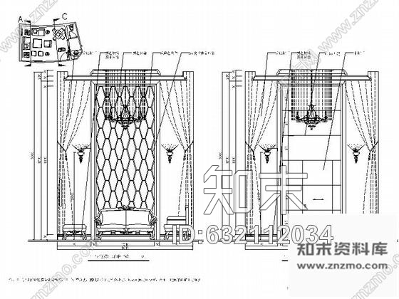 施工图江西民族特色会所室内设计方案施工图cad施工图下载【ID:632112034】