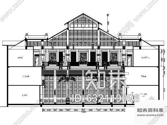施工图海口某花园住宅小区会所设计图含实景cad施工图下载【ID:632119096】