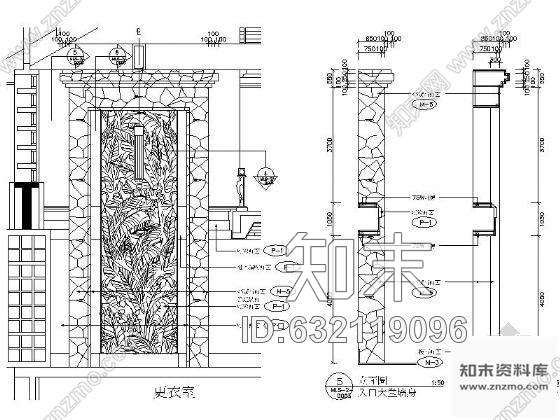 施工图海口某花园住宅小区会所设计图含实景cad施工图下载【ID:632119096】