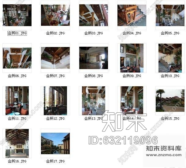 施工图海口某花园住宅小区会所设计图含实景cad施工图下载【ID:632119096】