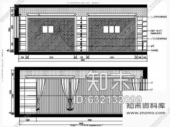 施工图西安380㎡SPA美容养生馆装修图含实景cad施工图下载【ID:632132099】